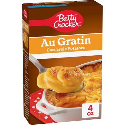 Betty Crocker Au Gratin Casserole Potatoes, Made with Real Cheese, 4 oz Box