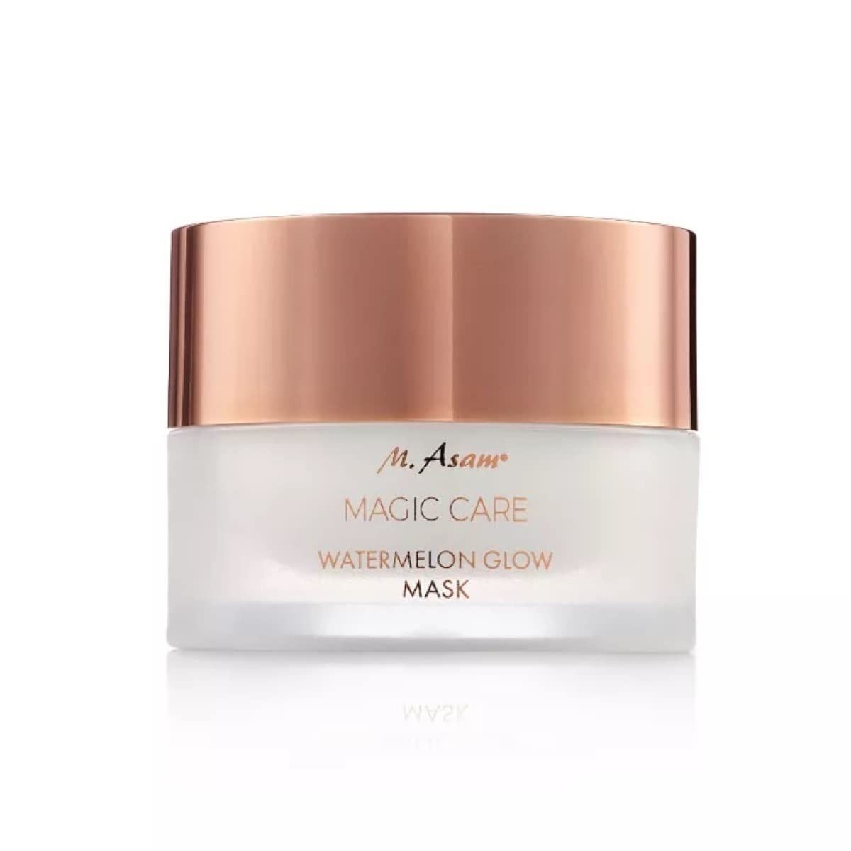 M. Asam MAGIC CARE Watermelon Glow Mask - circulation boosting face mask with shimmering gel texture, makes skin glow with magic glow formula, facial care with hyaluronic acid, 1.01 Fl Oz