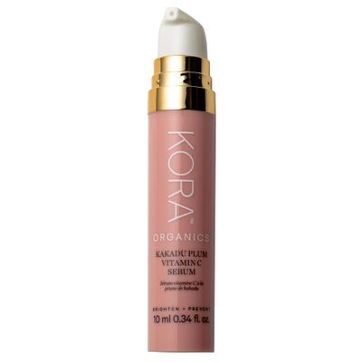 KORA Organics Kakadu Plum Vitamin C Serum, Antioxidant Rich Facial Serum with Hyaluronic Acid, Protect Improve Skin Tone, Certified Organic, Cruelty Free, 0.34 fl oz