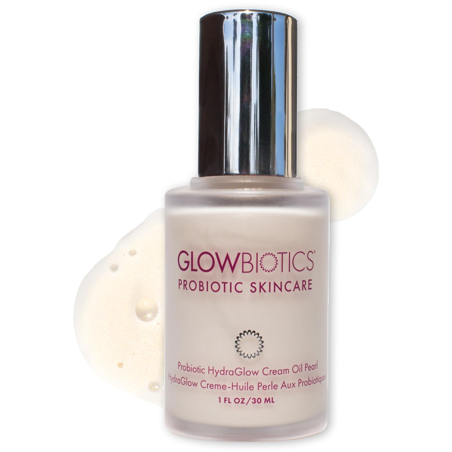 Glowbiotics Probiotic HydraGlow Cream Oil Pearl: Radiance-Boosting Glow Drops for Bright, Hydrated Skin Pearl Essence Skin Brightening