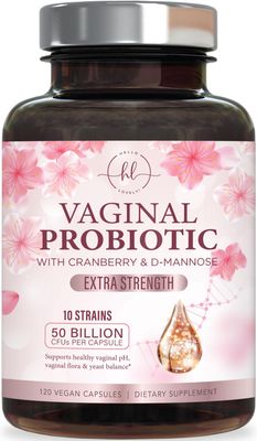 Vaginal Probiotics for Women - Vaginal PH Flora Feminine Health Balance Support - 50 Billion CFU Per Capsule, Odor Digestive Immune Support - Womens Probiotics Supplement with Cranberry - 120 Capsules