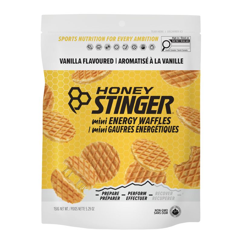 Honey Stinger Organic Mini Waffles Sports Nutrition, Vanilla 5.3 Ounce