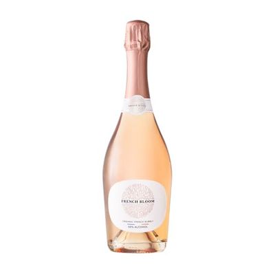 French Bloom Le Ros , 0.0 Alcohol-Free Sparkling Wine, 750ml - Certified Organic, Vegan, Low Calorie, Pregnancy Friendly, Sulfite-Free - Made with Fine Organic Wine, No Preservatives or Added Sugar