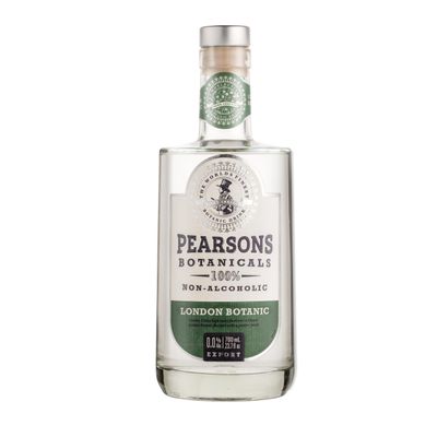 Pearsons Botanicals London Dry Non Alcoholic Gin, Award Winning Vivacious and Lively Blend, Non Alcoholic Spirits - Halal, Low Sugar, Vegan and Gluten-Free, Part of the Spirits of Virtue Range (700ml)