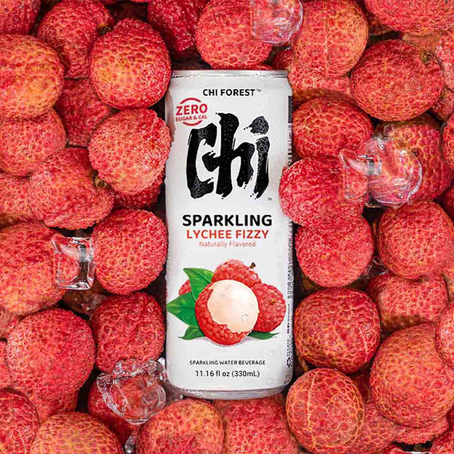 CHI FOREST Lychee Fizzy Sparkling Water (11.15 oz 24)