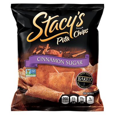 Stacy&#39;s Cinnamon Sugar Flavored Pita Chips, 7.33 Ounce (Pack of 3)