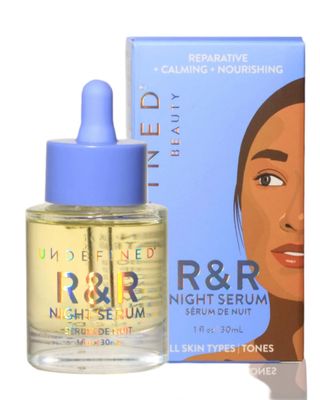 Undefined Beauty NEW RR Night Serum Retinal Face Oil (retinaldehyde) with Blue Tansy, Tamanu, Bakuchiol, Squalane, Borage, Rosehip to repair and smooth for youthful skin, 1oz