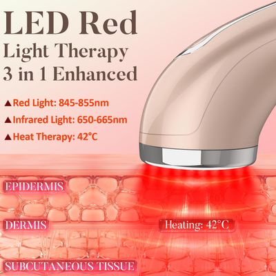 Uaike LED Red Light Therapy Device for Face - Skin Tightening Machine for Anti-Aging, Wrinkle Removal, Face Lift, Rejuvenation - Massager