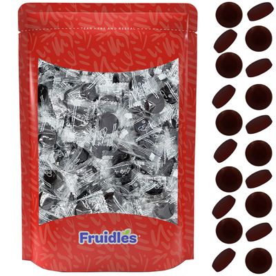 Fruidles Sugar-Free Premium Hard Candy Suckers, Mini Fruit Button Candies, Kosher Certified Parve, Uses Sorbitol, Low-Sodium, Individually Wrapped (16oz (1 Pound) 150 Pcs, Coffee)