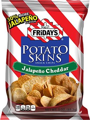 Tgi Friday, Potato Skins Jalapeno Cheddar, Count 6 (3 oz) - Snacks Grab Varieties Flavors