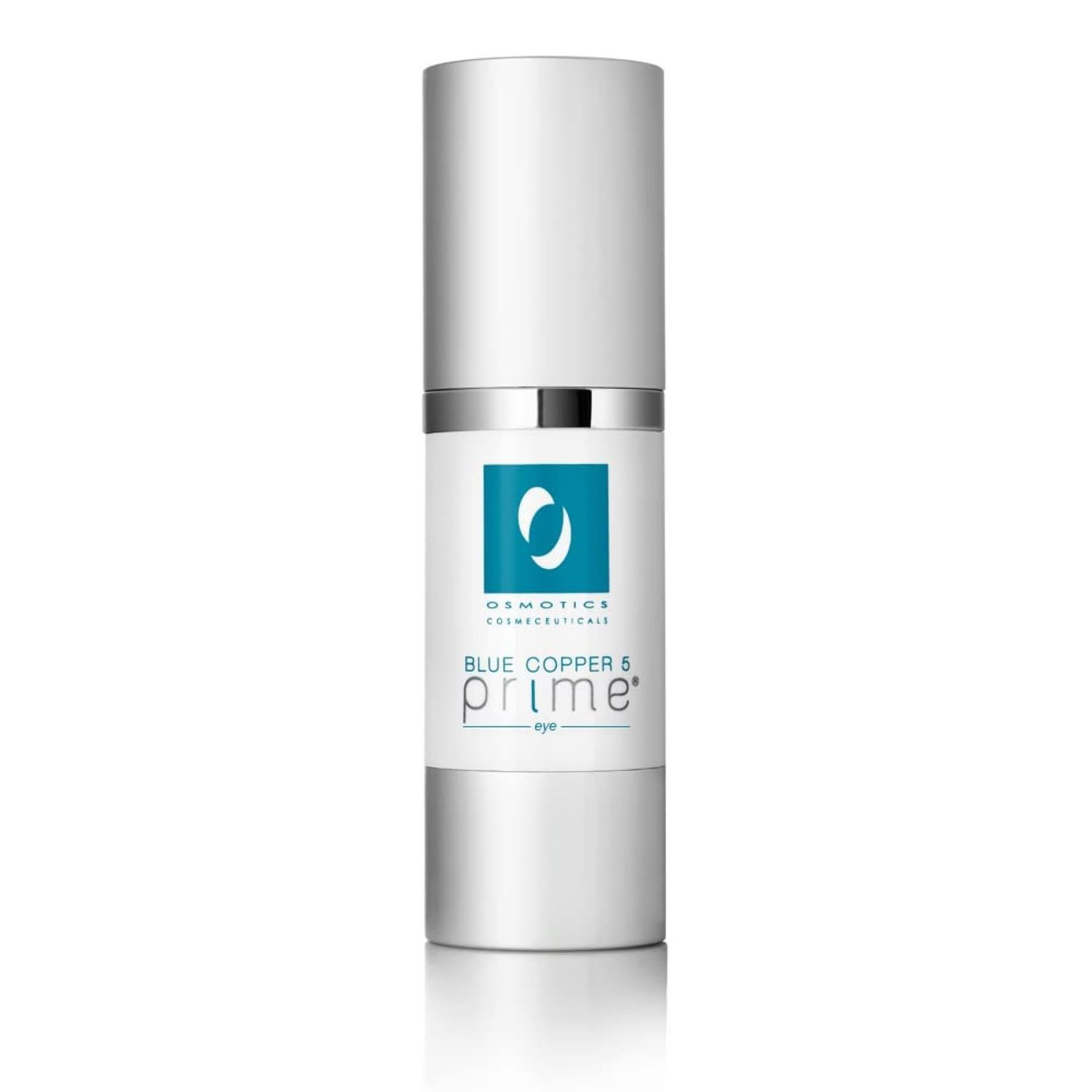 Osmotics Blue Copper 5 PRIME Eye - Advanced Eye Repair Cream with Copper Peptides Reduces Fine Lines, Wrinkles, Dark Circles Puffiness Lifts Firms Delicate Skin - 0.5oz
