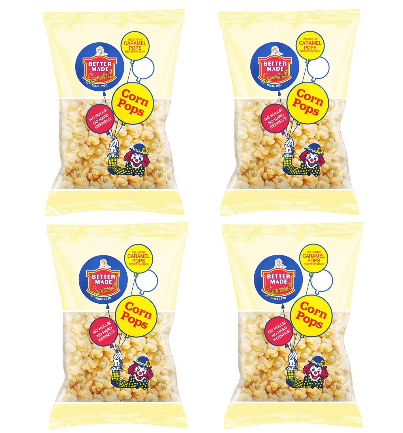 Better Made Special Corn Pops - (4) x 6oz Bags - (Pack of 4)