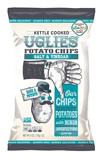 UGLIES SNACKS Original Salt Vinegar Potato Chips, 6 OZ