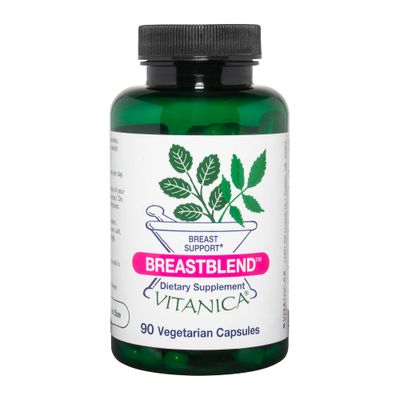 Vitanica BreastBlend, Breast Care Support, Vegan, 90 Capsules