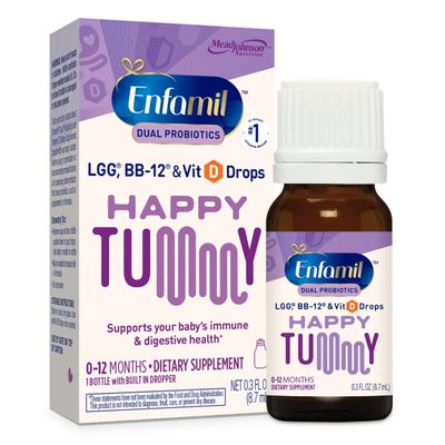 Enfamil Dual Probiotics Vitamin Drops, Supports Baby&#39;s Immune Digestive Health, 8.7mL Bottle