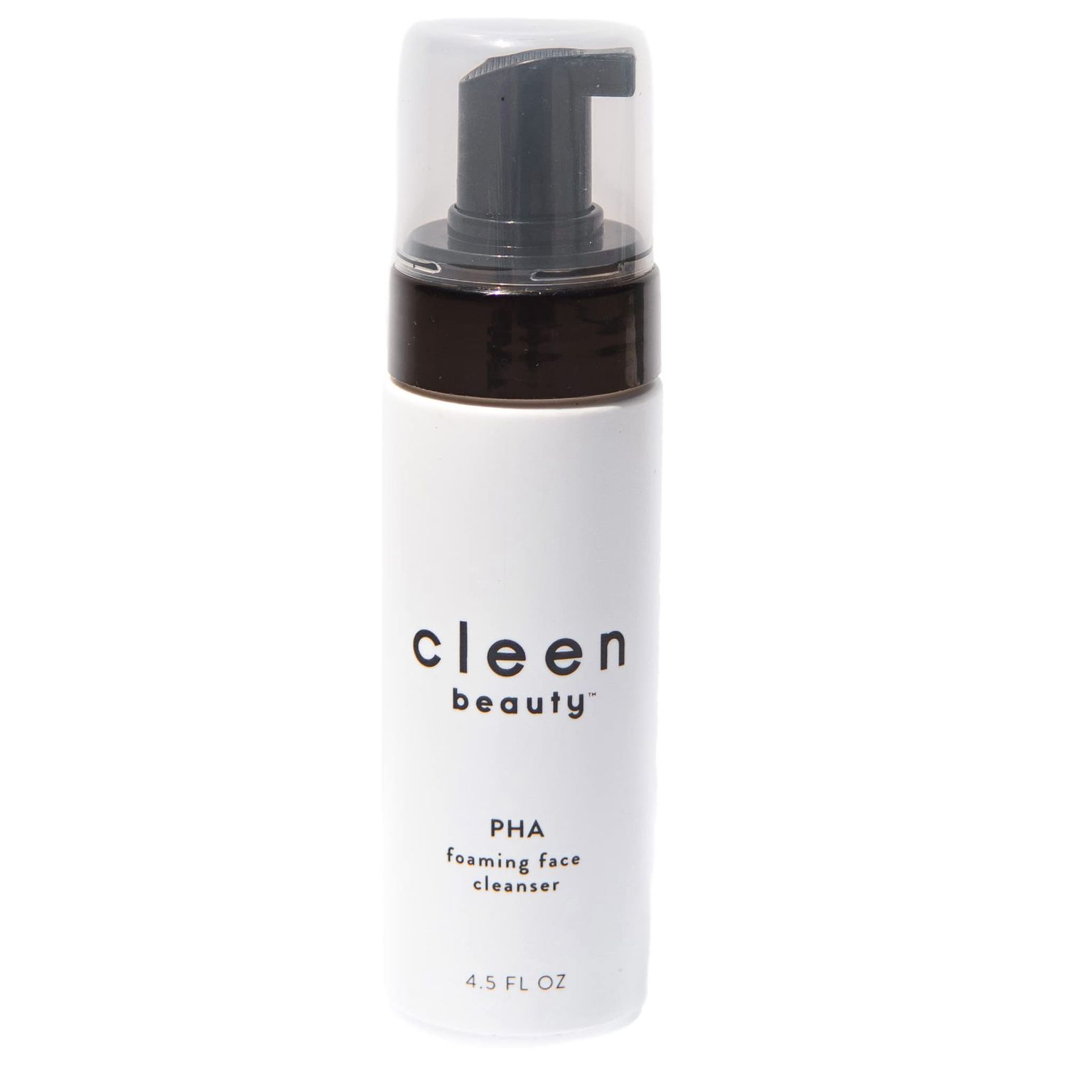 CLEEN BEAUTY PHA Foaming Face Cleanser Foaming Facial Cleanser with PHA Exfoliating Face Wash for Women Gentle Cleanser - Paraben Free Face Cleanser for Women 4.5 Fl. Oz