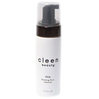 CLEEN BEAUTY PHA Foaming Face Cleanser Foaming Facial Cleanser with PHA Exfoliating Face Wash for Women Gentle Cleanser - Paraben Free Face Cleanser for Women 4.5 Fl. Oz