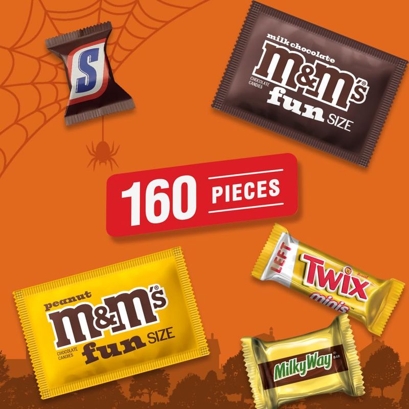 MIXED CHOCOLATE VARIETY STAND UP POUCH HALLOWEEN 61.57 OUNCES