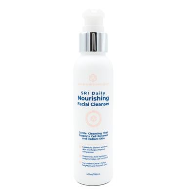 Skin Research Institute (SRI Daily Nourishing Facial Cleanser - Gentle Cleansing - Supports Cell Renewal Radiant Skin