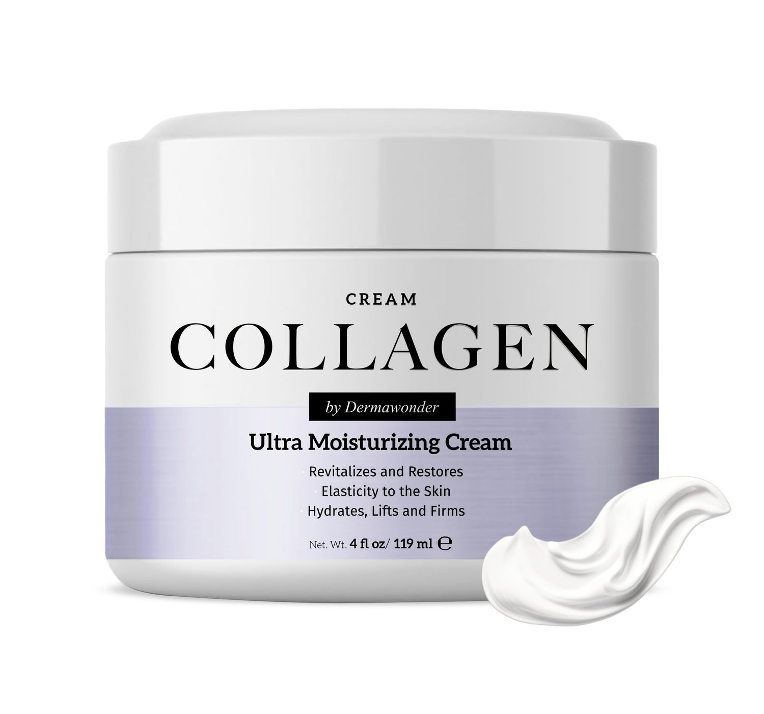 Collagen Face Moisturizer, Ultra Moisturizing Cream for Face, Body Hands, 24 hours Moisturization, Avoids Wrinkles Improves the Firmness and Elasticity of the Skin - 120 ml - Pack of 1