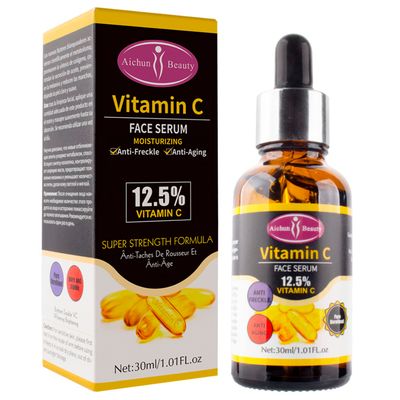 AICHUN BEAUTY 12.5 Vitamin C Face Serum Moisturizing Anti-Freckle Anti-Aging 30ml1.01Fl. Oz