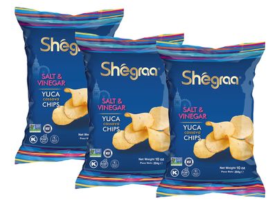 SHEGRAA CassavaYuca Salt Vinegar, 10oz (Pack of 3) - Gluten Free, Paleo, Non-GMO, Kosher