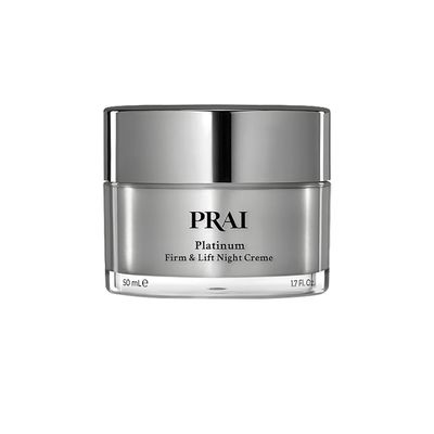 PRAI Beauty Platinum Firm Lift Night Creme, Anti-Aging and Hydrating Night Face Moisturizer for Women, Hydrating and Revitalizing Night Cream, Overnight Face Lotion, 1.7 Oz