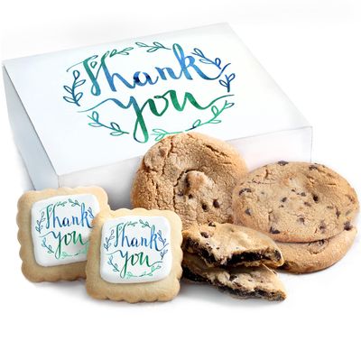 Thank You gift Basket Cookies Employee Appreciation INDIVIDUALLY WRAPPED Chocolate Chip For Men Women Kids Corporate Events Large Cookies Nurses Staff Teachers Workers