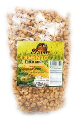 Lucia Cornic Fried Corn Cheese Flavored, Net Wt 17.66oz (500g)