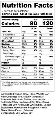 Sans Sucre Milk Chocolate Brownie Mix (Sweetened with Stevia)