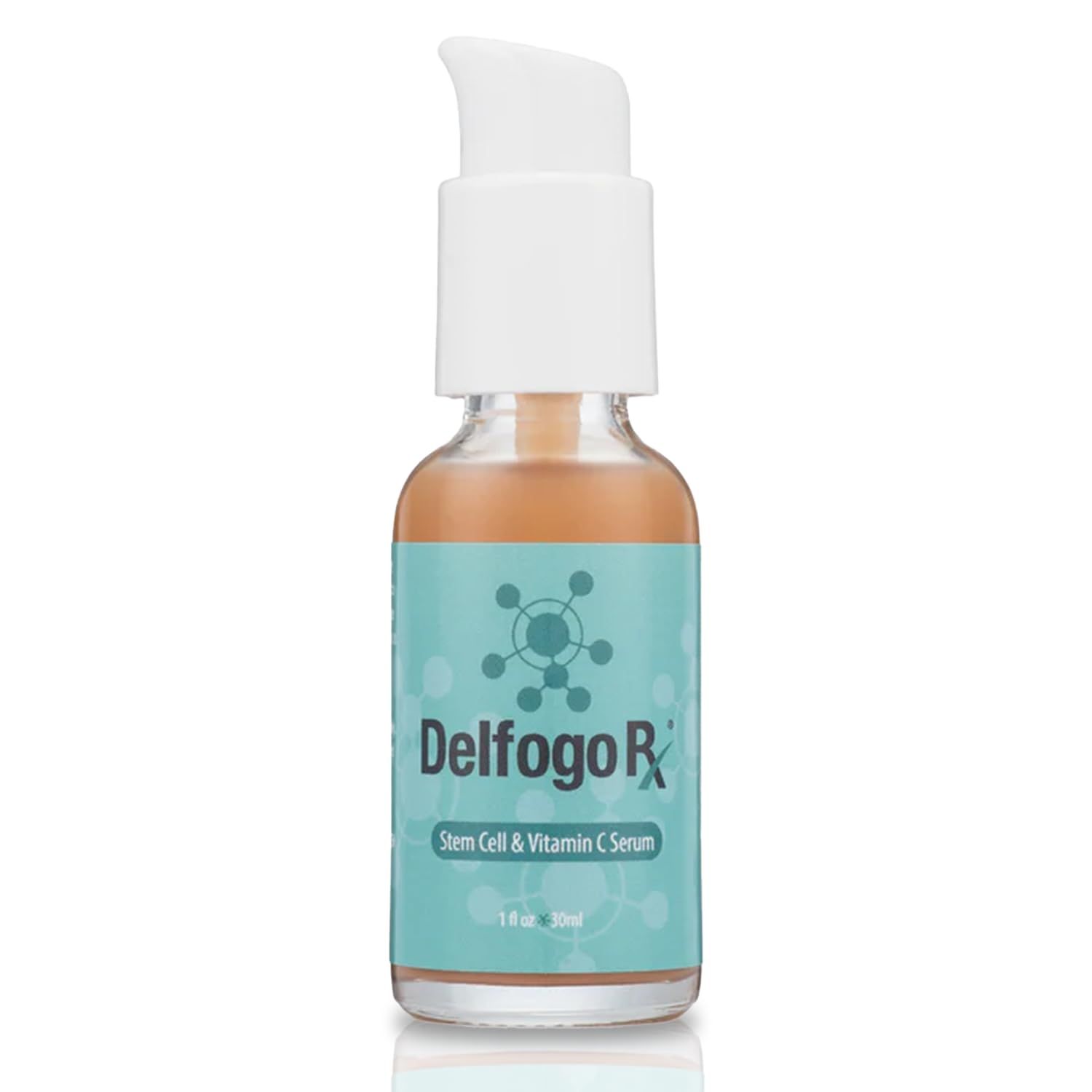 Delfogo Stem Cell Vitamin C Serum wHyaluronic Acid, Pure Orange Oil, Chamomile Extract - Anti-Aging, Enhanced Face Firming, Anti-Wrinkle, Skin Hydration - Daily Skincare for Men Women (1 Pack)