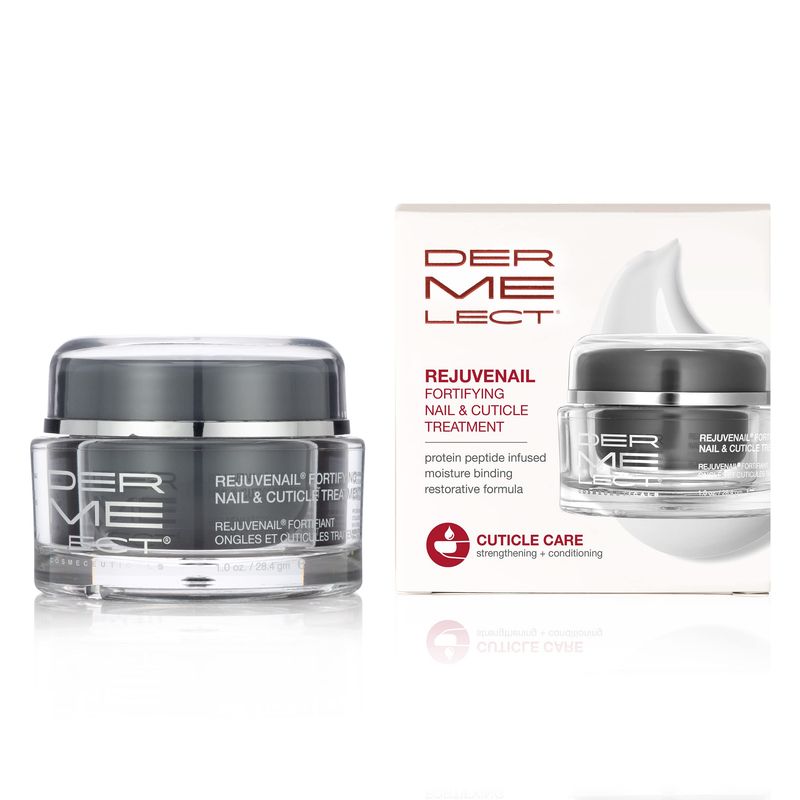 Dermelect Rejuvenail Fortifying Nail Cuticle Treatment- Cream for Dry Damaged Cuticles with Peptides Hyaluronic Acid Shea Butter, Moisturizes, Soothes, Strengthens Repairs Cuticles Nails