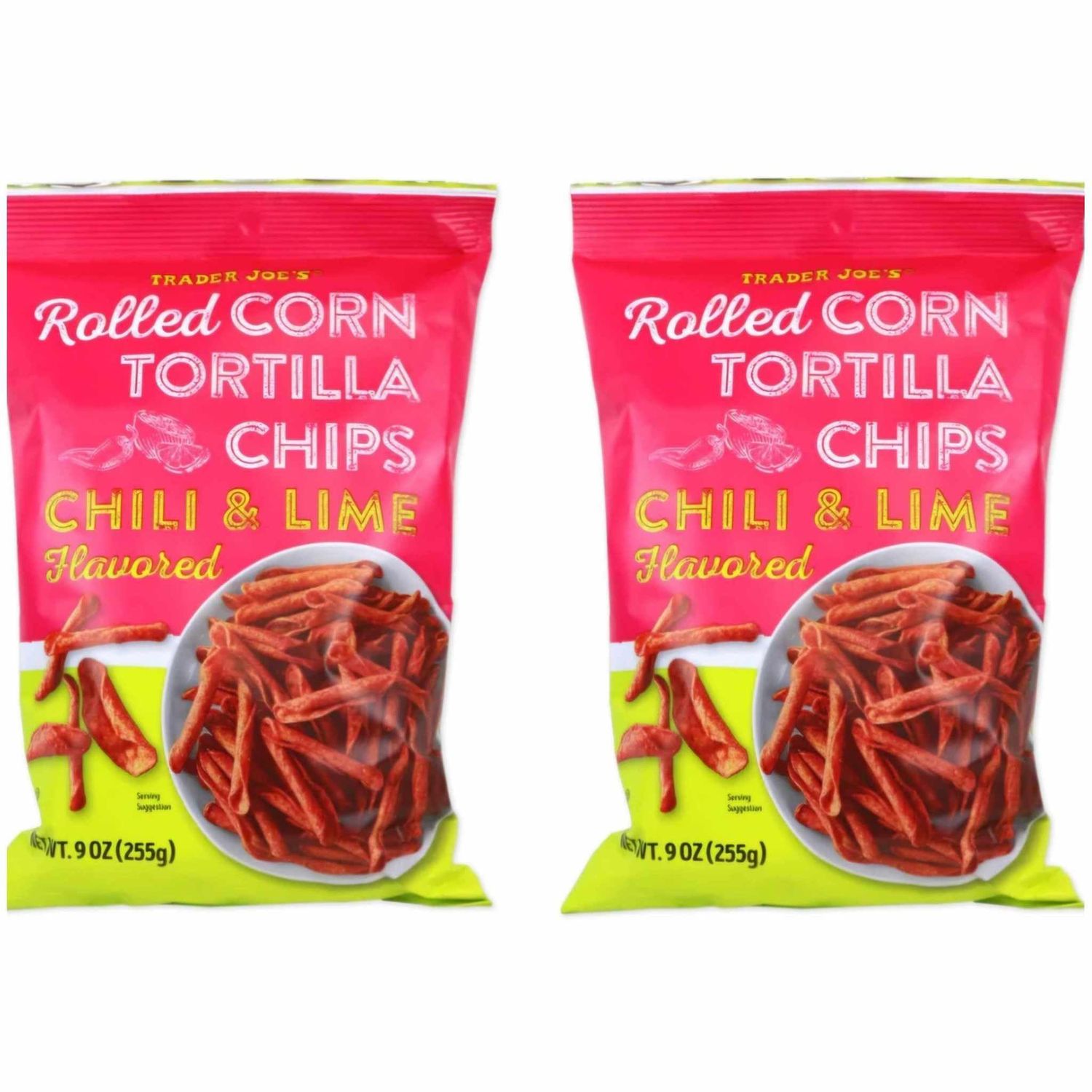Generic Trader Joe&#39;s Rolled Tortilla Chips (Chili Lime - 9 Oz, 2 Pack)