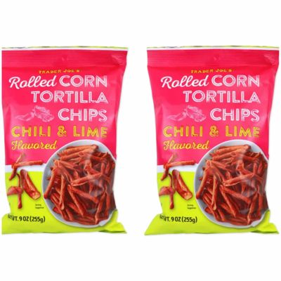 Generic Trader Joe&#39;s Rolled Tortilla Chips (Chili Lime - 9 Oz, 2 Pack)