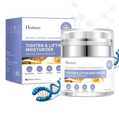 Hotiary Advanced Neck Firming Cream, Tighten Lift Moisturizer for Face Neck Chest, Anti-aging Neck Creams for Tightening and Firming Wrinkles Sagging Skin, Mother&#39;s Day Gift for Women
