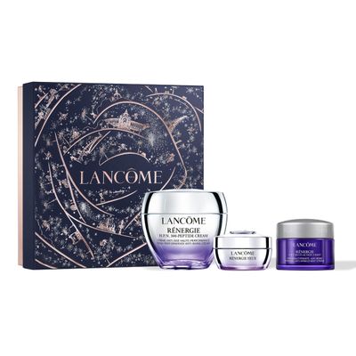 Lanc me R nergie Skincare Gift Set - H.P.N. 300-Peptide Face Cream, Full Size Eye Cream Travel Size Night Cream - Limited Edition