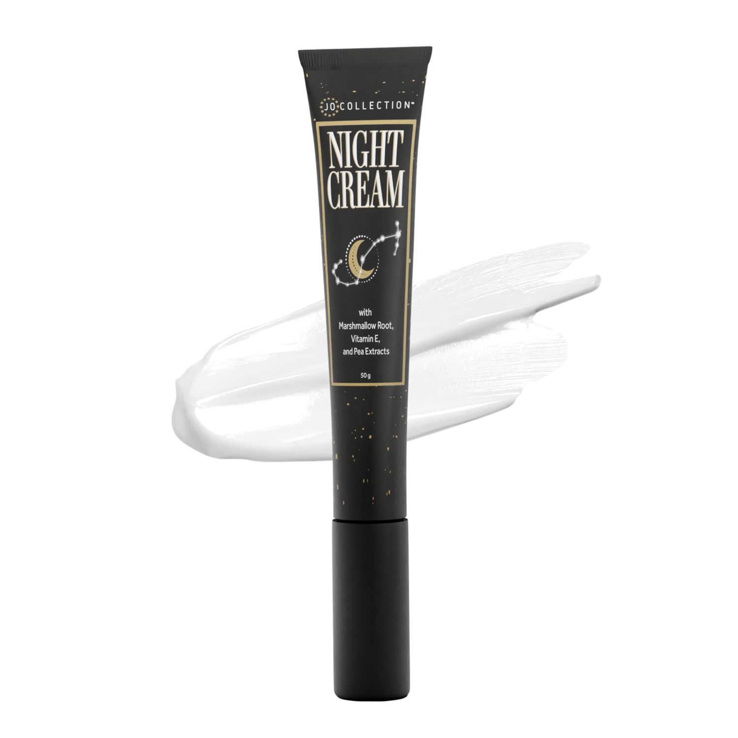 JO COLLECTION Night Cream with Marshmallow Root, Vitamin E, Pea Extracts and Jojoba esters Moisturizes, Nourishes, Hydrates, Balances, Protects and Repairs 50g
