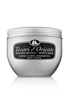 Tesori d&#39;Oriente Body Cream for Women, Moisturizing Cream, Womens Body Cream, Essential Ingredients for Body Skin Care, with White Musk Fragrance-10.1 fl oz [Made in Italy]- (White Musk)