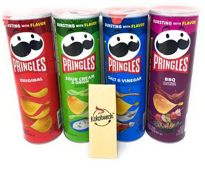 Potato Chips Variety Snacks (1) Original (1) Sour Cream Onion (1) Salt Vinegar (1) BBQ Flavored Snacks 4Pk