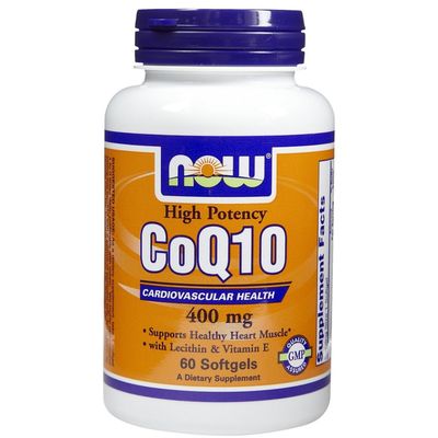 Now Foods, CoQ10, 400 mg, 60 Softgels