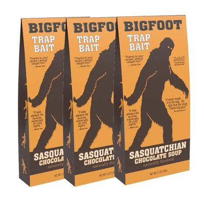 Bigfoot Trap Bait Chocolate Soup by McSteven&#39;s - 2.5oz Tent Box (Pack of 3)