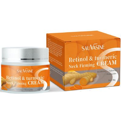 Turmeric Neck Firming Cream, Neck Tightening Cream Face Firming Cream All Natural Turmeric Skin Brightening Lotion For Tightening Lift Skin, Fine lines, Loose Sagging Skin On Face, Neck