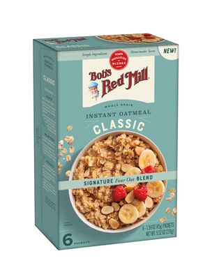Bob&#39;s Red Mill Instant Oatmeal, Maple Brown Sugar, 6 Packets Total (1 Box6 per Box), Non-GMO, Gluten Free, Whole Grain