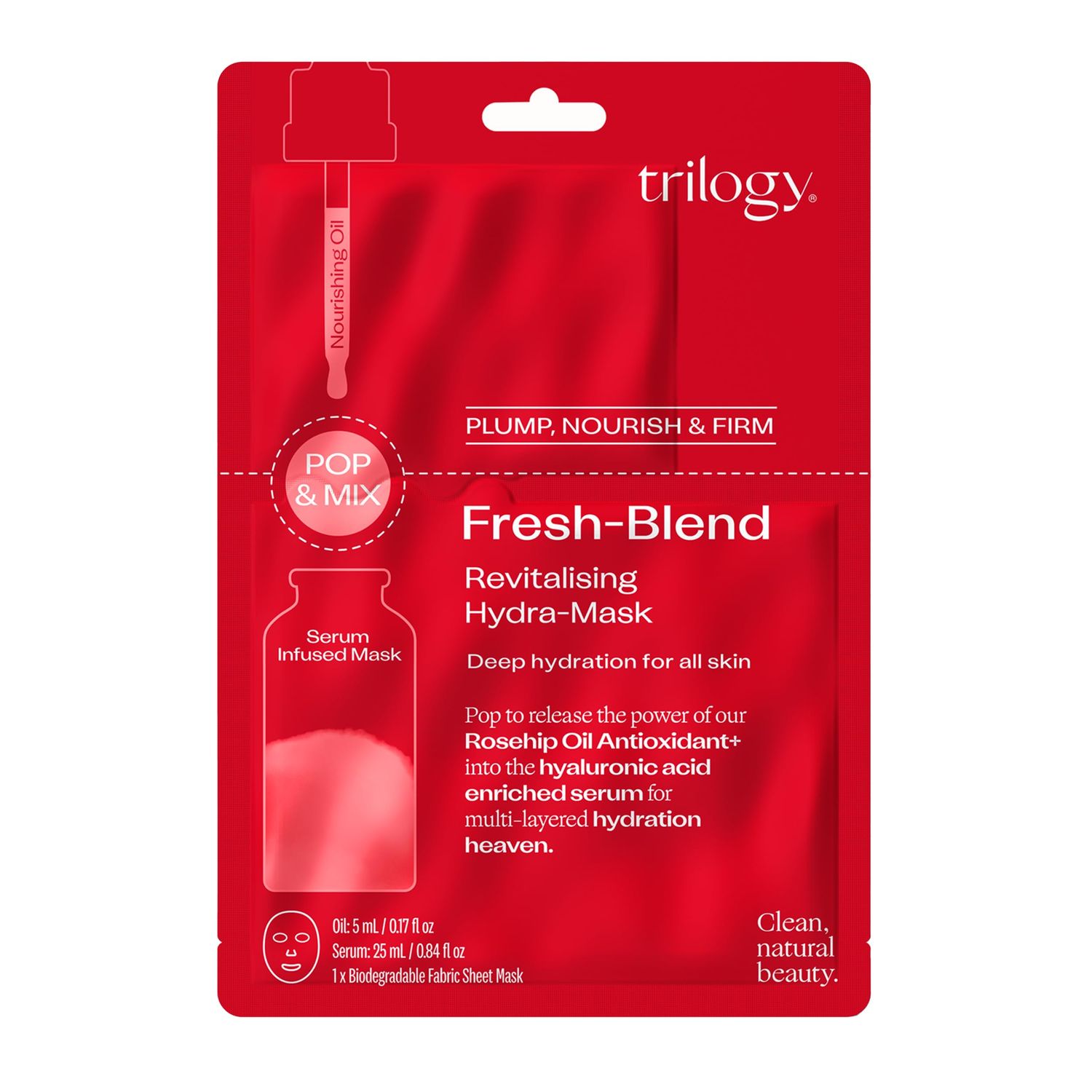 TRILOGY Fresh-Blend Revitalising Hydra-Mask, 1.01 OZ