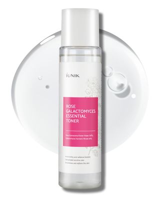 IUNIK Rose Galactomyces Essential Alcohol-Free Vegan Face Toner 6.7 Fl Oz - Natural Rose Water 70 Hydrating Moisturizer with Organic Rosewater Moisturizing Pore Minimizing Deep Nourishing