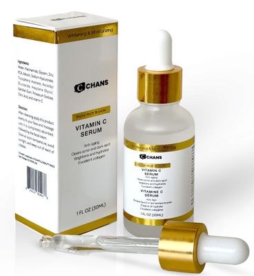 CCHANS 4in1 Vitamin C SERUM, Anti-Aging, Moisturizing, Retinol, Organic lightening serum, Hyaluronic Acid Niacinamide, Dark spots serum, Pura Serum, Fine Lines Wrinkles, Korean Serum1 Fl Oz 30ML.