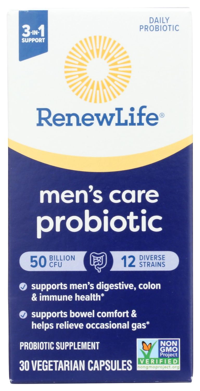RENEW LIFE Men&#39;s Care Probiotic 50B, 30 CT