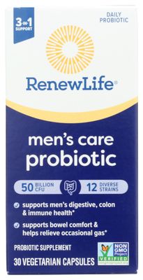 RENEW LIFE Men&#39;s Care Probiotic 50B, 30 CT