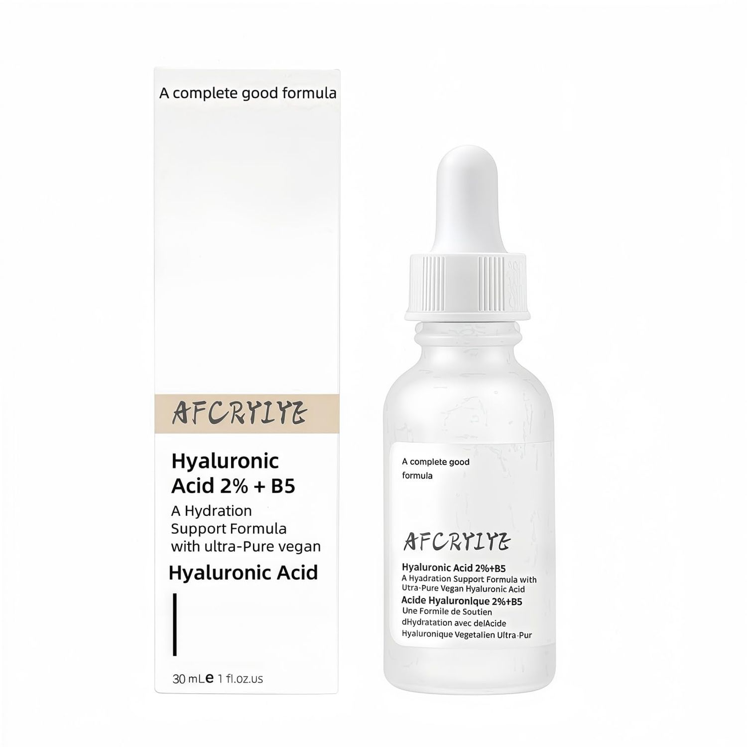 Hyaluronic Acid 2 Vitamin B5 Face Serum, Moisturizing, Repairing Skin, Anti-aging, Soothing Dry Skin, Enhancing Skin Elasticity, Feminine Plump Smooth Skin Facial Care Serum