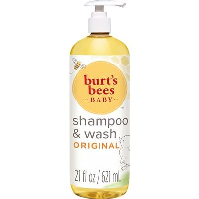 Baby Shampoo Wash, Burt&#39;s Bees Tear Free Soap, Baby Care, Original, 21 Ounce (Packaging May Vary)